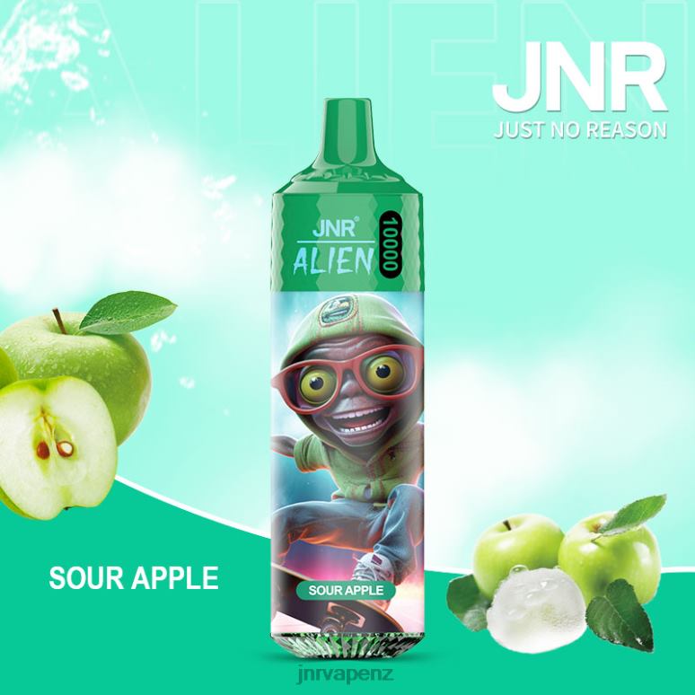 JNR Vape Review - Sour Apple JNR ALIEN BZ6XF138