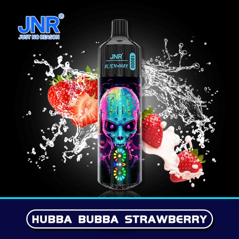 Jnr Vape Nicotine Content - JNR ALIEN MAX Hubba Bubba Strawberry JBNL228