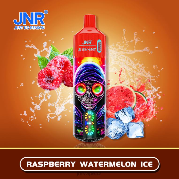 Jnr Vape Nicotine - JNR ALIEN MAX Raspberry Watermelon Ice JBNL237