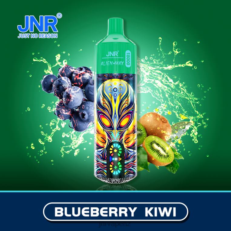 Jnr Vape Review - JNR ALIEN MAX Blueberry Kiwi JBNL232