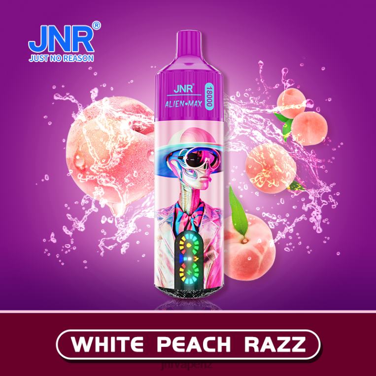 Jnr Vape Review - JNR ALIEN MAX White Peach Razz JBNL220