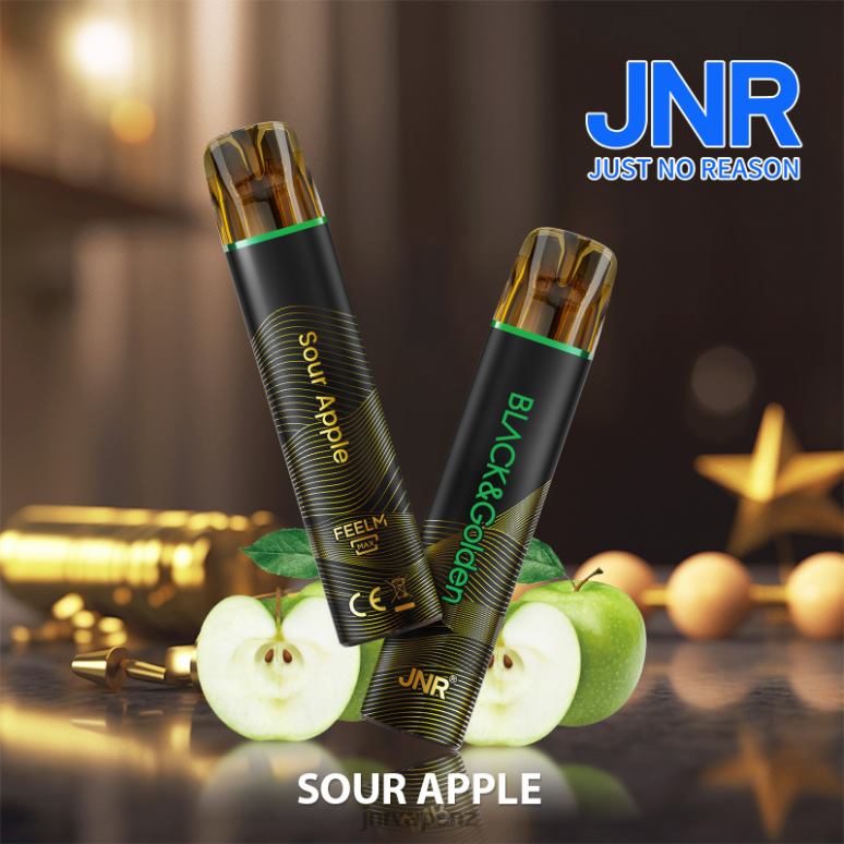 JNR Vape NZ - Sour Apple JNR BLACK & GLODEN BZ6XF282
