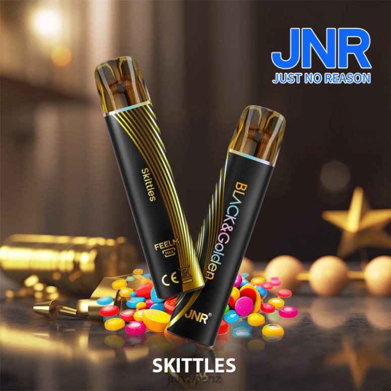 JNR Vape Nicotine - Skittles JNR BLACK & GLODEN BZ6XF281