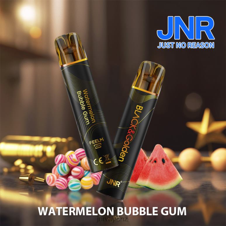 JNR Vape Price - Watermelon Bubble Gum JNR BLACK & GLODEN BZ6XF287