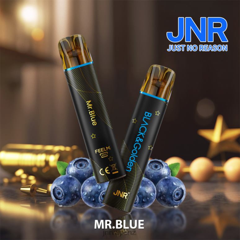 JNR Vape Review - Mr.Blue JNR BLACK & GLODEN BZ6XF278