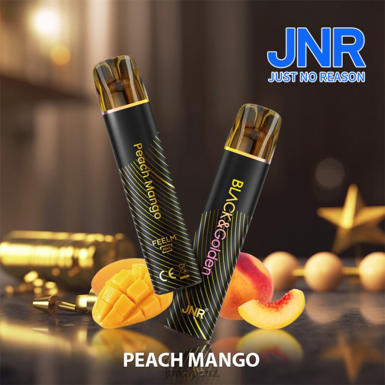 JNR Vape Shop - Peach Mango JNR BLACK & GLODEN BZ6XF279
