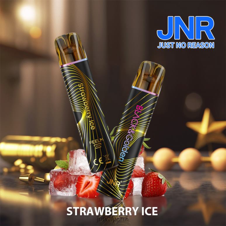 JNR Vape Wellington - Strawberry Ice JNR BLACK & GLODEN BZ6XF283