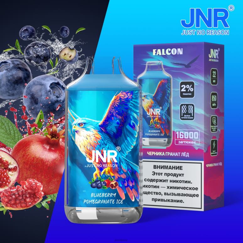 JNR Vape Wellington - Blueberry Pomegranate Ice JNR FALCON BZ6XF193