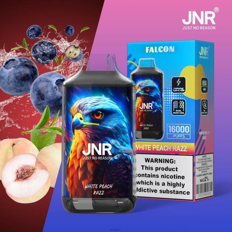 JNR Vape - White Peach Razz JNR FALCON BZ6XF196