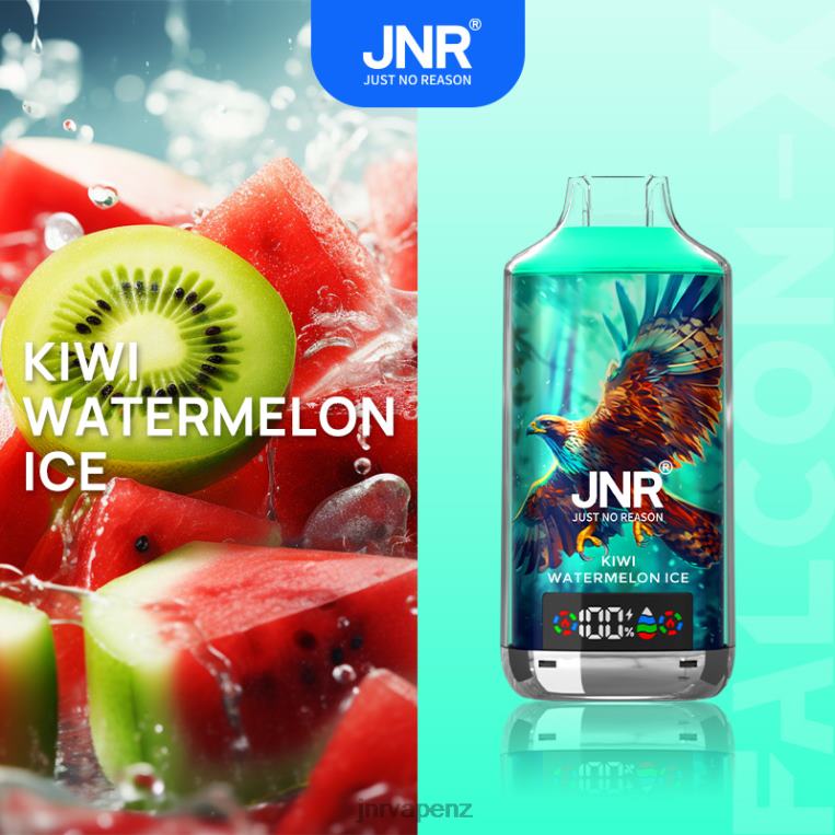 Jnr Vape Nicotine Content - JNR FALCON X Kiwi Watermelon Ice JBNL24