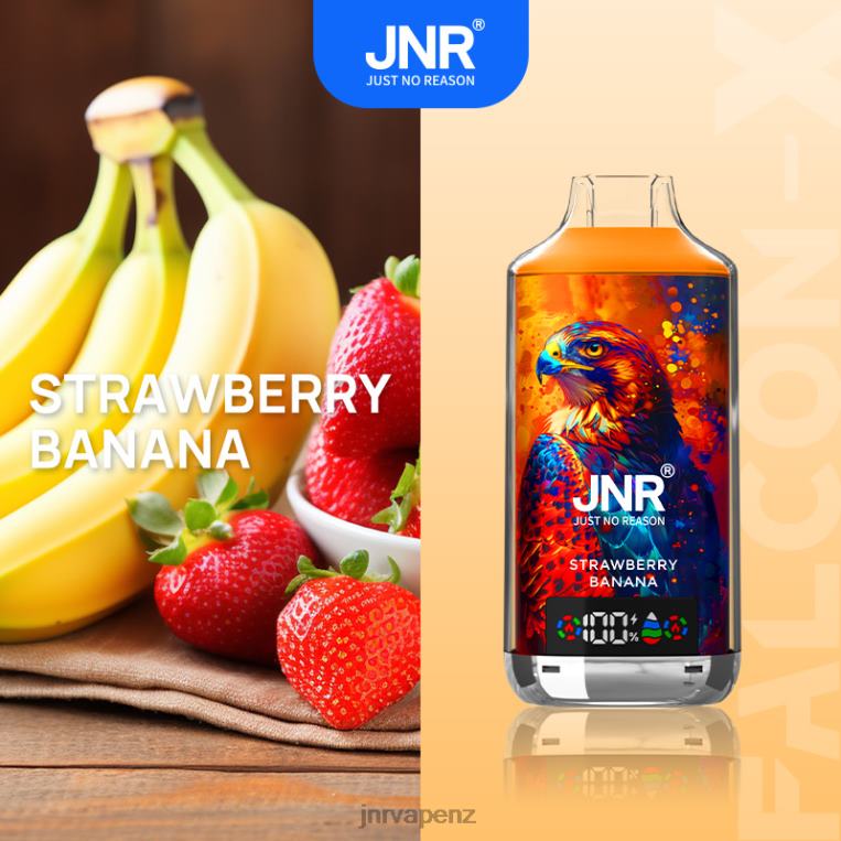 Jnr Vapes Factory - JNR FALCON X Strawberry Banana JBNL217