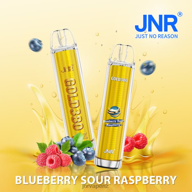 JNR Vape NZ - Blueberry Sour Raspberry JNR GOLD380 BZ6XF52