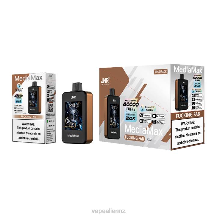 JNR Vape Nicotine - JNR MediaMax 40k Puff Fcuking Fab 060613