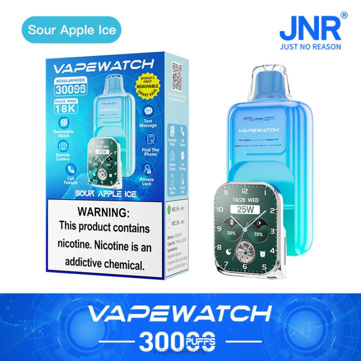 JNR Vapes Factory - JNR Vape Watch Sour Apple Ice 06065