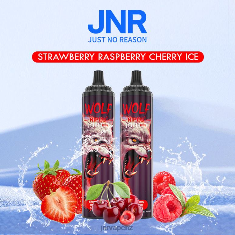 JNR Vape - Strawberry Raspberry Cherry Ice JNR WOLF NIPLO BZ6XF356