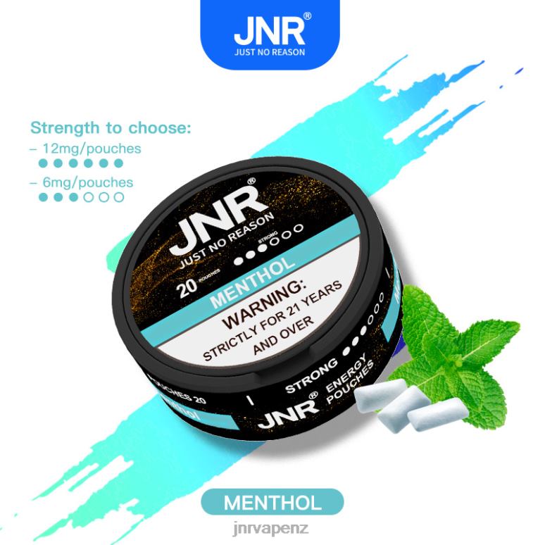 JNR Vape NZ - Menthol JNR ENERGY POUCHES BZ6XF102