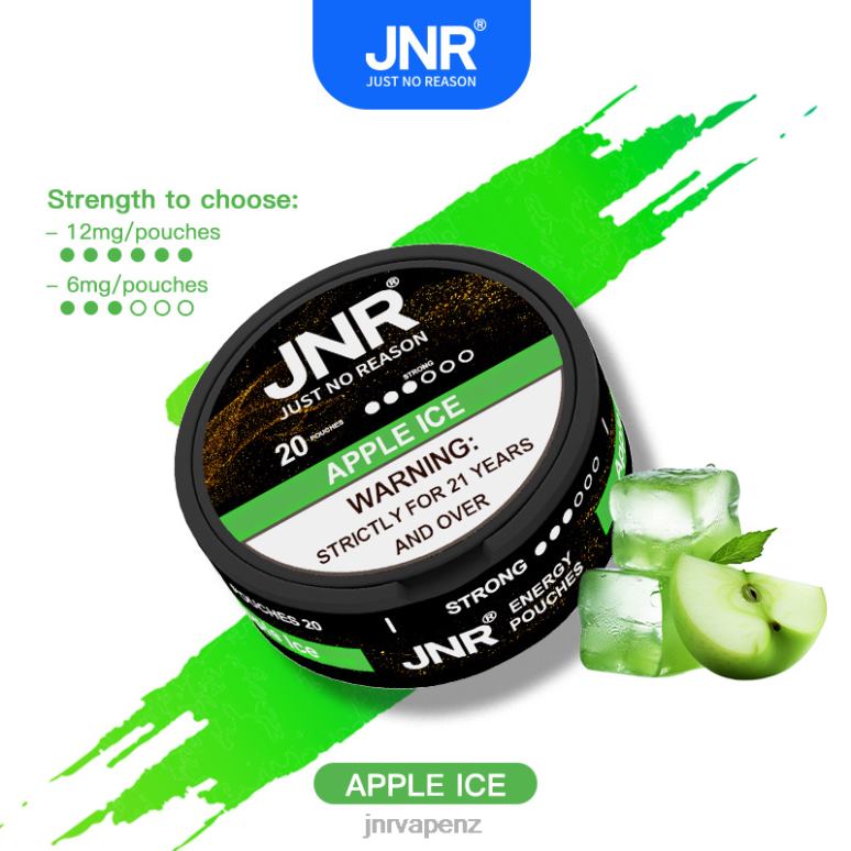 JNR Vape Nicotine - Apple Ice JNR ENERGY POUCHES BZ6XF101