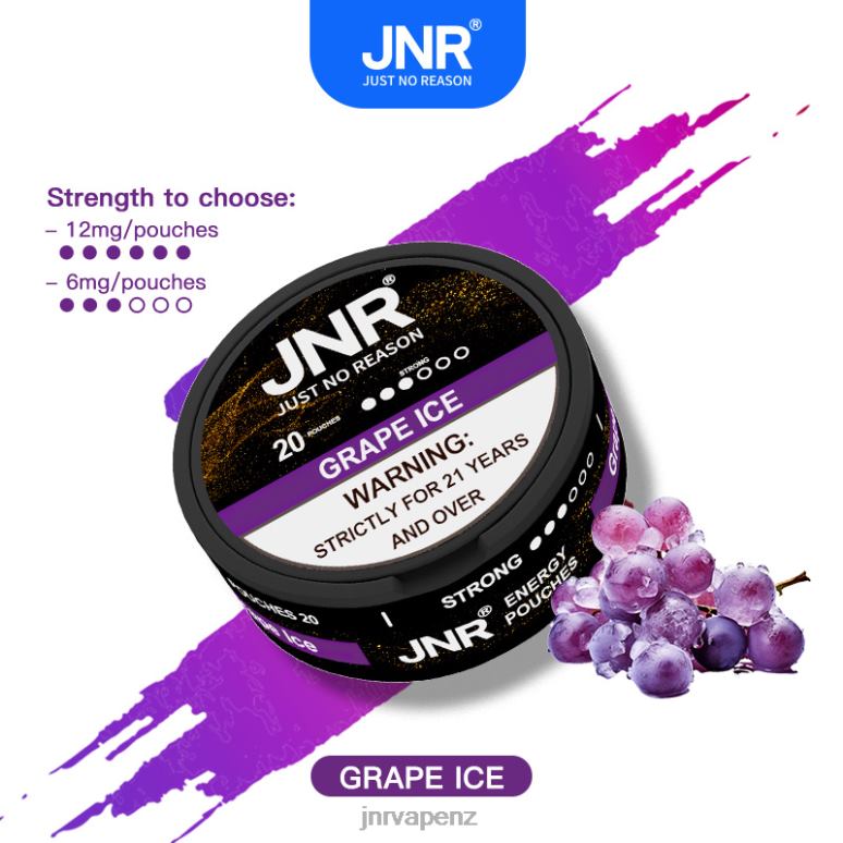 JNR Vape Review - Grape Ice JNR ENERGY POUCHES BZ6XF98