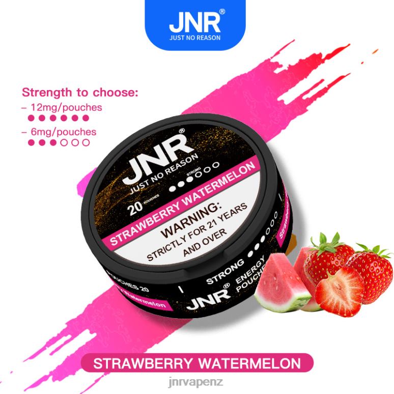 JNR Vapes Factory - Strawberry Watermelon JNR ENERGY POUCHES BZ6XF105