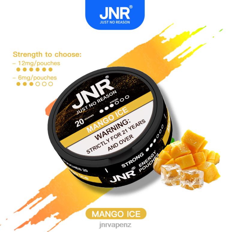JNR Vapes Website - Mango Ice JNR ENERGY POUCHES BZ6XF100